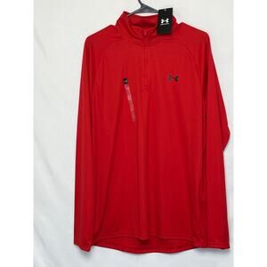 Under Armour 1/4 Zip Long Sleeve Pullover Shirt Men’s XL Red NWT Velocity 2.0